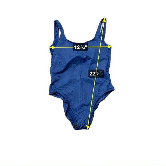 Lauren Ralph Lauren Womens One-Piece Swimsuit Navy Size 8 - Picture 7 of 8